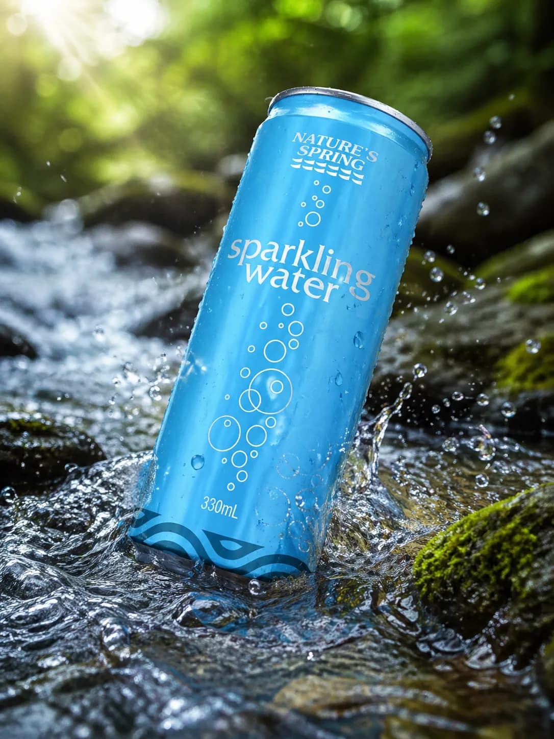 Sparkling Water · H₂O + CO₂