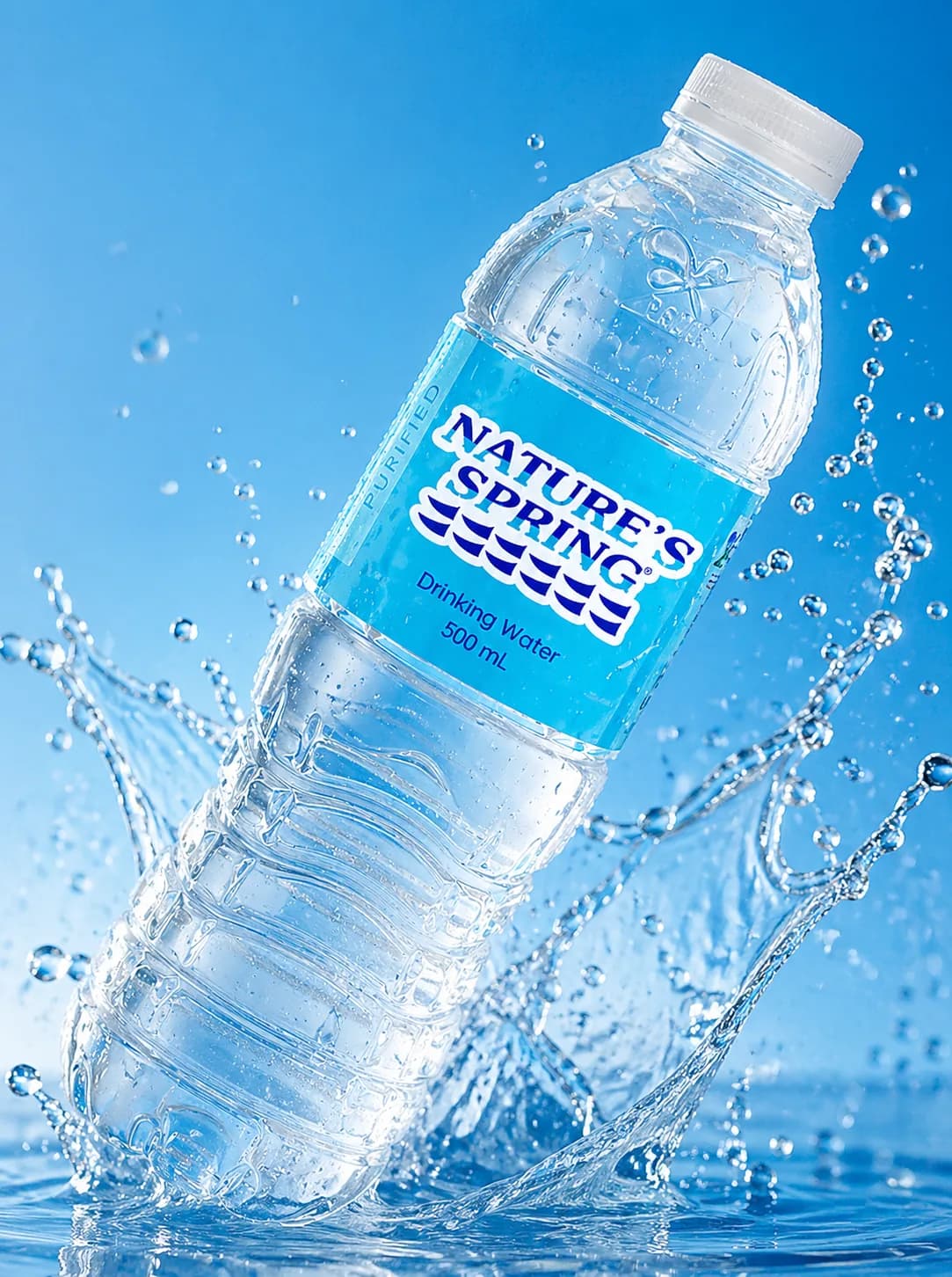 Water Bottle · H₂O